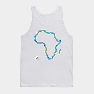 FABRIC AFRICAN COASTLINE by AfreeKA -3 Tank Top